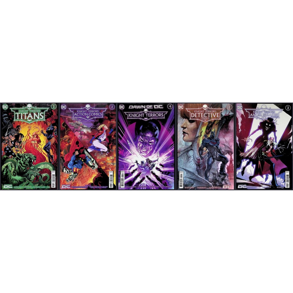 DC Comics Knight‎ Terrors 5x Comic Lot Action Detective Titans Angel Breaker